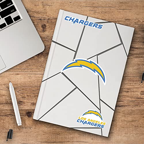 Los Angeles Chargers Vinyl Decal Set - 5x7.5 Inch Weatherproof Stickers