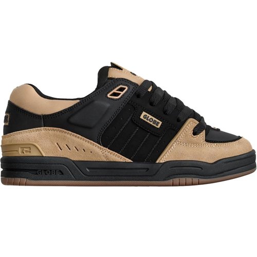 Globe Men's Fusion Skate Shoe, Black/Dune, 8