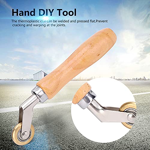 Seam Roller, Welding Handheld Roofing Roller Brass Press Wheel Hand DIY Tool for Plastic/Tarpaulin Welding, Wallpaper/Corner Seaming, Car Film Pressing