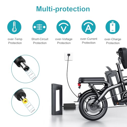 54.6V 2A Ebike Charger for 48v 13S Li-ion Battery