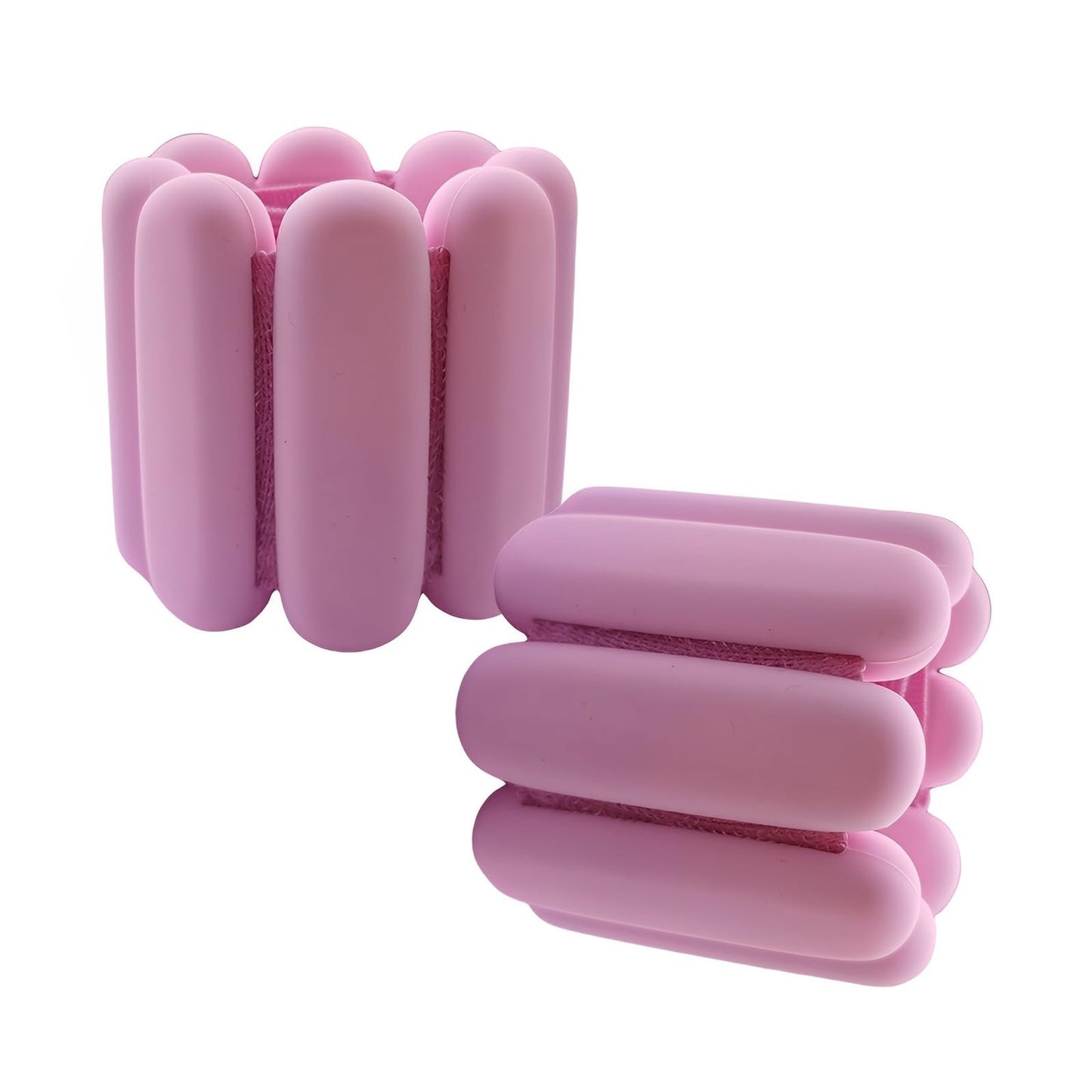 Ankle Weights for Women Wrist Weight: Adjustable Arm Weight Set for Yoga Barre Pilates Walking Aerobics Pool Exercise, Pack of 2, 2Lbs(1 Lbs each), Pink