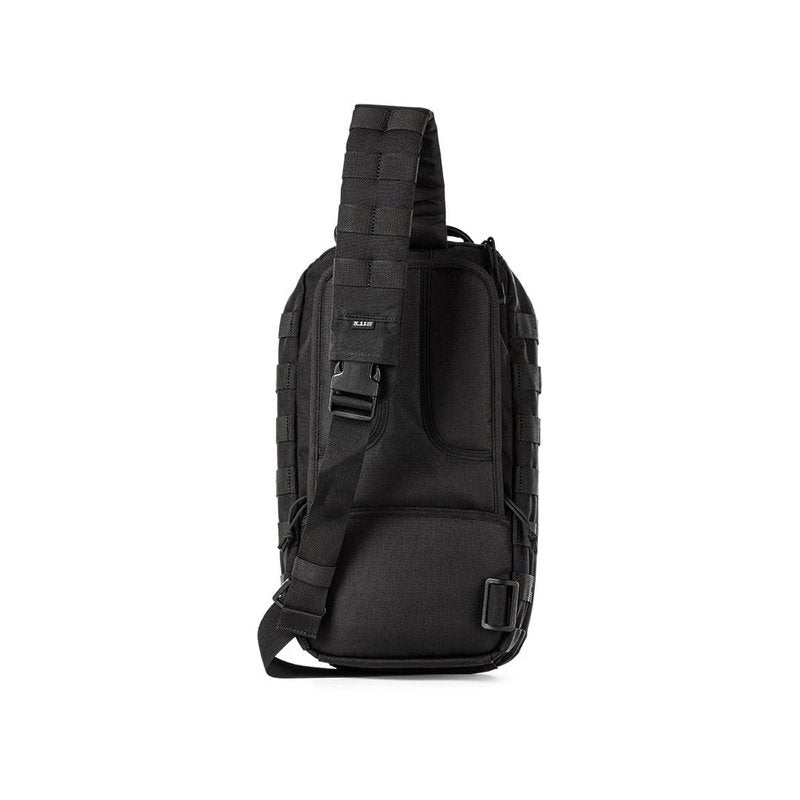 5.11 Tactical RUSH MOAB 8 Sling Pack 13L – Ambidextrous CCW Ready EDC Messenger Bag – Durable 1050D Nylon, Black, Style 56810ABR