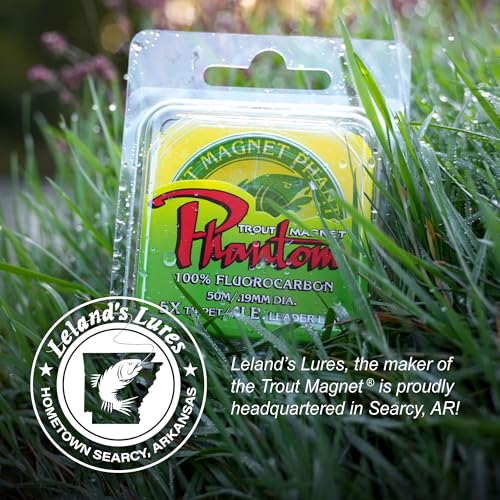 Phantom Fluorocarbon Leader Line - Ultra-Invisible 3lb Tippet, 50m