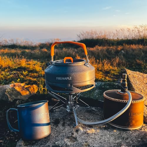 Fire-Maple XT1 0.7L Camping Kettle with Heat Exchanger Portable Teapot