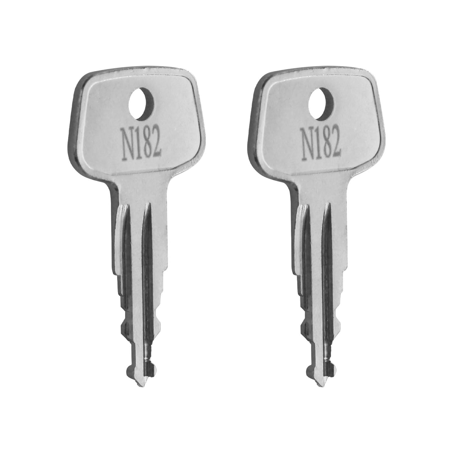 seork Car Rack Replacement Key N182 (2 Pcs) Fits for Thule Compatible Roof Racks, Cargo Box, Carriers, Crossbars Code N182