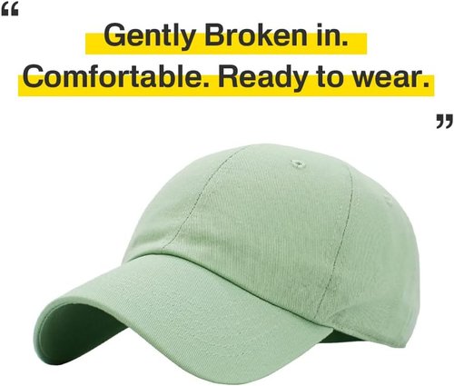 KBETHOS Classic Unisex Baseball Cap - Adjustable Low Crown Cotton Dad Hat