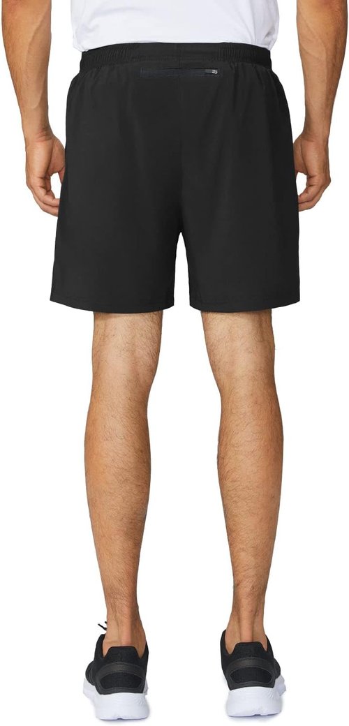 Baleaf Men's 5" Running Shorts - Lightweight Quick-Dry Athletic Wear with Zipper Pocket for Gym & Sports
