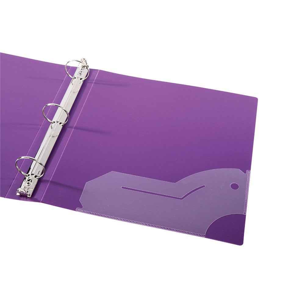 Filexec 3-Ring Binder, 1", Neon (50573-64970) - 12 Pack, Blue, Hot Pink, Purple, Green