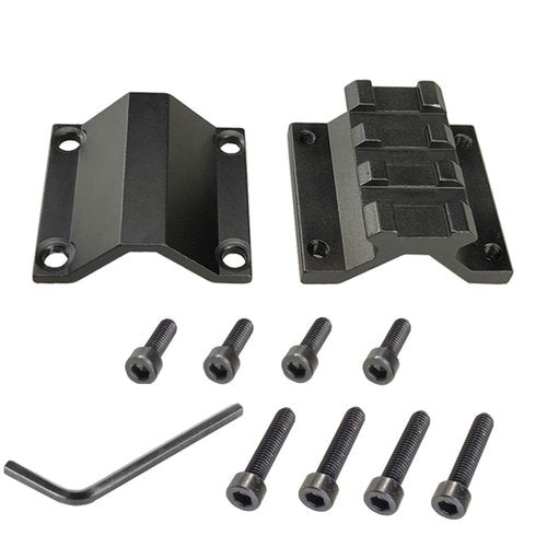 Jnrtifow Scope Barrel Clamp Mount Adapter with Weaver Picatinny Rail