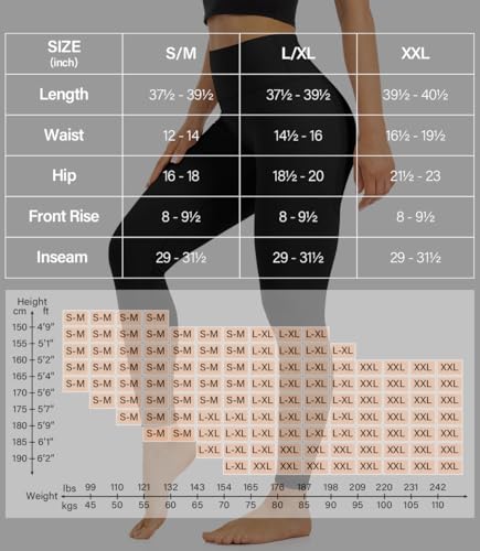 High Waist Leggings for Women - Opaque Tummy Control - Royal Blue - Large-X-Large