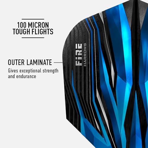 Dart Flights - 5 Sets of Blue 100 Micron Premium Strong Flights