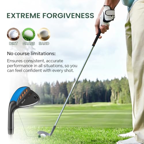 Golf Wedges - CNC Milled Face for Spin Control, Right Hand - Black 52, 56, 60 Degrees