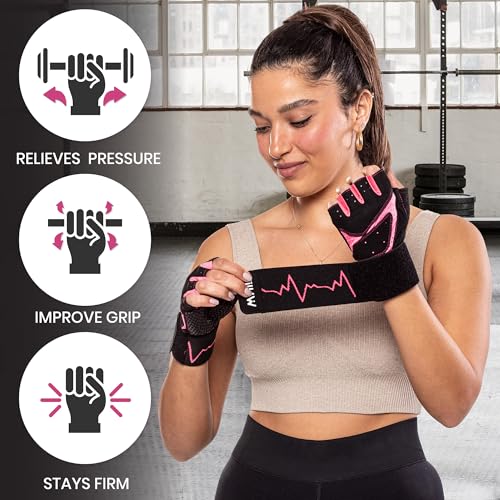 Breathable Workout Gloves for Women with Palm Protection and Grip