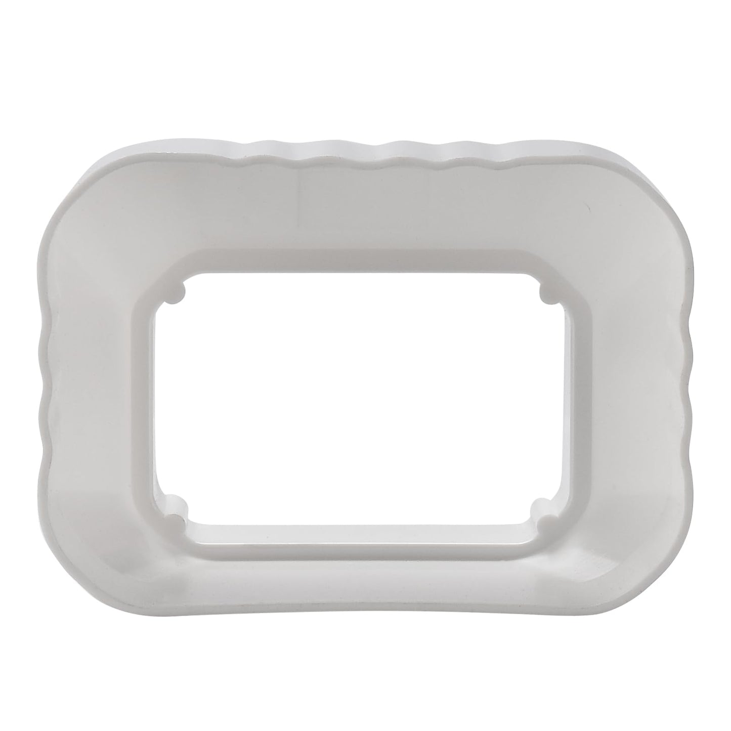 VYH 3x4 to 2x3 Gutter Downspout, Downspout to Downspout Adapter (White 4 Pack)