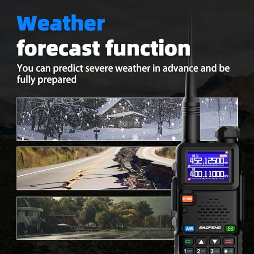 Baofeng UV-5RM Ham Radio Handheld Walkie Talkie Black - Long Range Two-Way Radio
