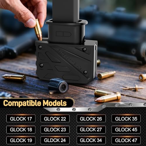 Glock Speed Loader for 9mm/.40 S&W - Quick Loading - Matte Black