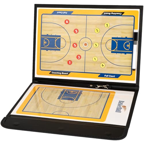 Foldable Basketball Coaching Board with Magnetic Markers