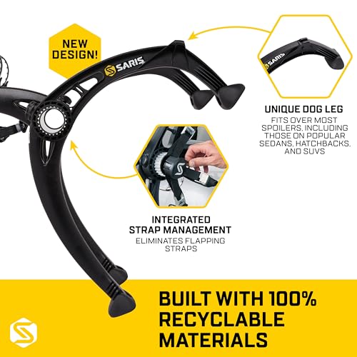 2-Bike Trunk Rack Carrier - Lightweight, Durable, Rust-Free Design