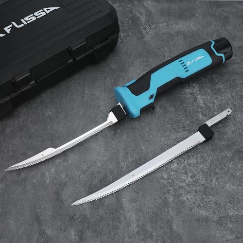 FLISSA 10" Stiff Replacement Blade for Electric Fillet Knife - Cordless Knife Blade