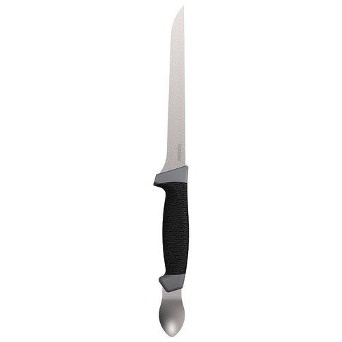Kershaw 7" Boning Knife with Spoon, Stainless Steel Blade with Protective Sheath, Fishing Fillet Knife, Two-in-One Fishing Tool for Anglers