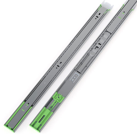 FivePears 6 Pairs 24 Inch Heavy Duty Soft Close Drawer Slides, 150 Lb Load Capacity Full Extension Ball Bearing Side Mount Drawer Runner, Rv Tool Box Kitchen Cabinet Drawer Self Closing Glide Rails