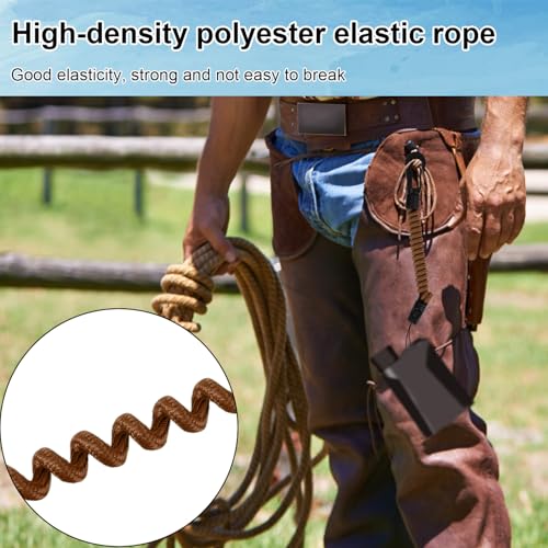 Rangefinder Tether Lanyard Set - 2pcs, 8-75cm, Brown