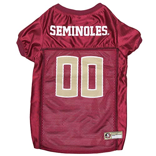 Florida State Seminoles Dog Jersey - NCAA Licensed Small Pet Apparel