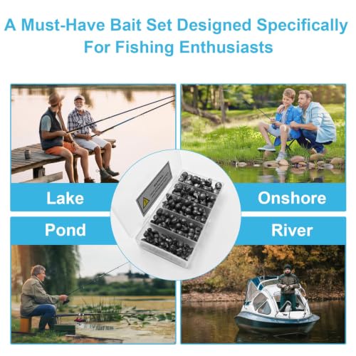 Split Shot Fishing Weights - Removable Sinkers 100PCS, Duckbill Design