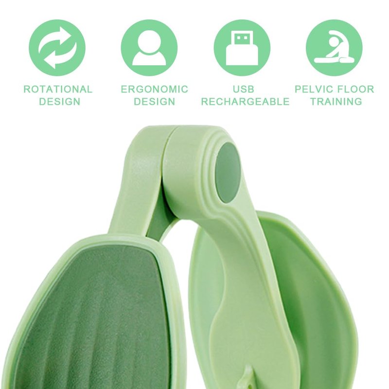 Thigh Exerciser for Women, Non-Install Pelvic Floor Muscle Trainer for Postpartum Rehabilitation, Inner Thigh-Toning Hip Trainer Enhanced Resistance Kegel Exerciser for Home Gym Fitness Equipment