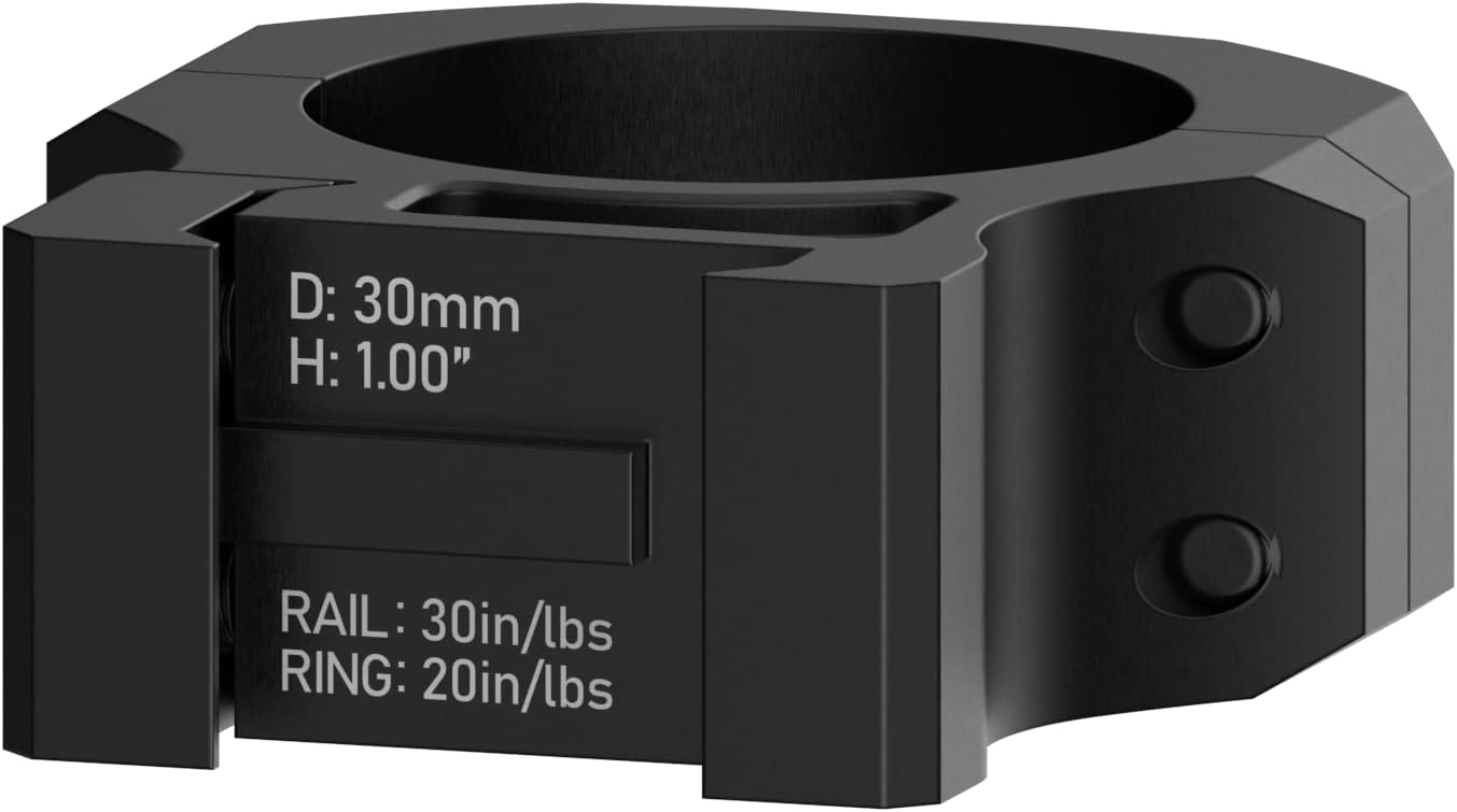 Monstrum Pro Series 7075 Aluminum Scope Rings - Lightweight & Durable | Perfect for Precision Shooting