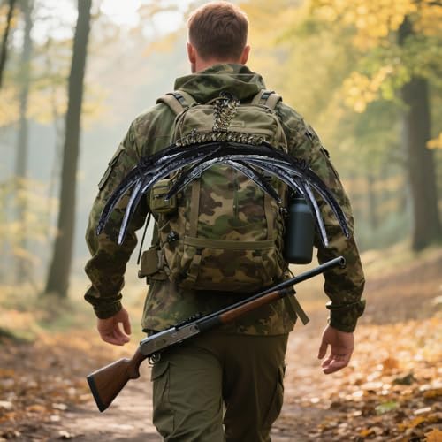 Deer Call Silencer Rattling Antlers Carry Harness - Army Green