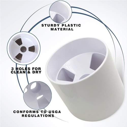Upgrade Your Home Golf Game: Set of Metal-Base Golf Hole Cups for Ultimate Putting Practice