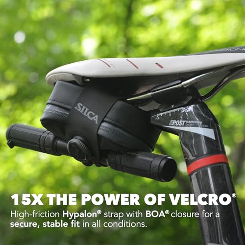 Mattone Bike Saddle Bag - Small Laminated Ripstop Nylon with BOA Closure