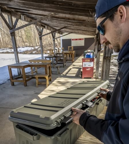 Tactical Rifle Crate with Wheels - 39" Hard Gun Carrying Case