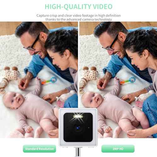 Weatherproof Indoor and Outdoor IP65 2K Wi-Fi Smart Home Security Camera with Color Night Vision, 2-Way Audio, Wireless Camera for Pets, Babies, Dogs & Cats, Nanny, Elderly Video Surveillance (2)