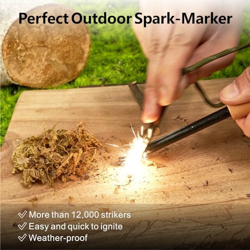 Ferro Rod Fire Starter Kit with Paracord Lanyard & Multi-Tool - 1