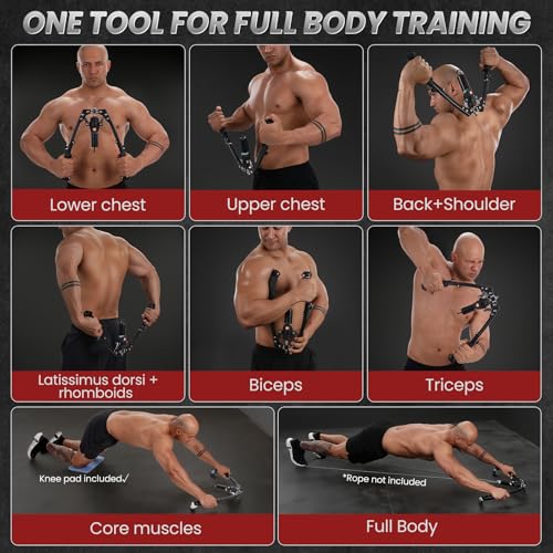 Adjustable Twister Arm Trainer - 3 in 1 Hydraulic Workout Equipment - Black