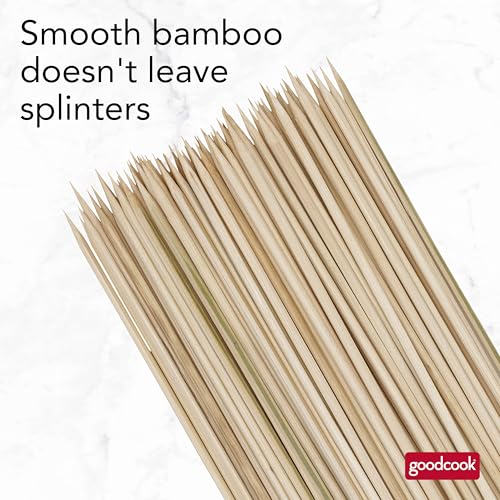 12-Inch Bamboo Skewers - 100 Count for Grilling & Crafts