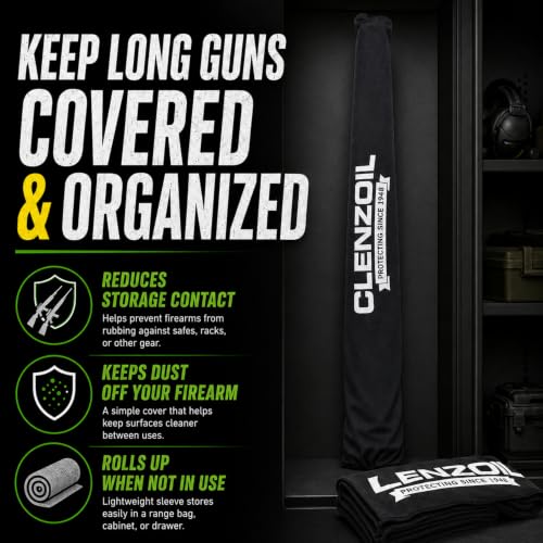 Clenzoil Firearm Protective Sleeve - Moisture-Resistant Gun Cover for Rifles & Shotguns