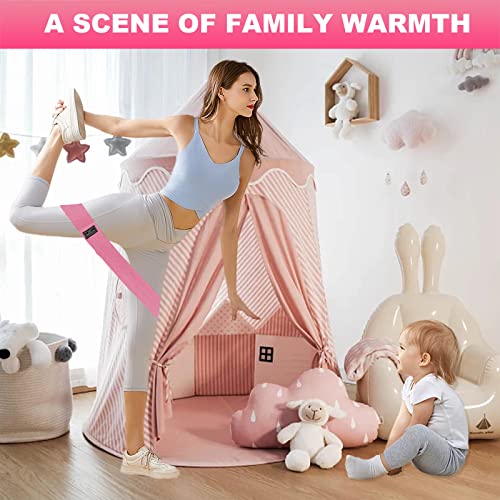 Pilates Essentials Kit for Home Workouts - 8pcs Pink Set