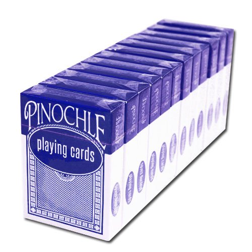 Standard Poker Size Playing Cards - Blue Deck, 52-Card Set