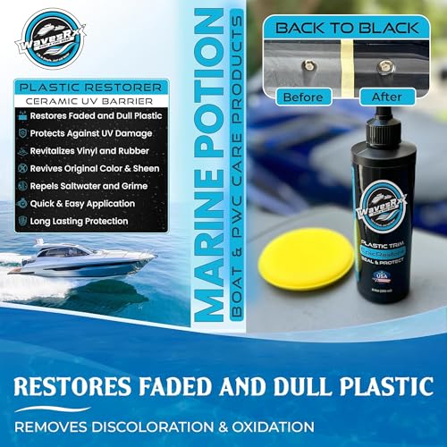 WAVESRX EpicRestore Marine Vinyl & Plastic Restorer with UV Protection - 8.4 fl oz