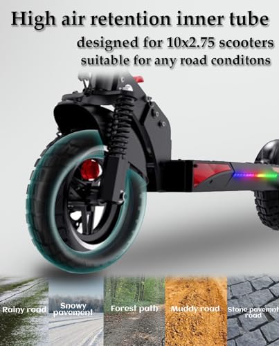 10 Inch Off-Road Scooter Inner Tube 2.75-6.5 Puncture-Resistant with 1 Piece - Felixstory