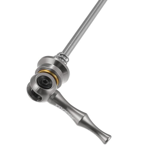 X AUTOHAUX Pair Bike Bicycle Quick Release Axles Skewers Lever Front Rear Bike Axle Wheel Hub 140mm 180mm Titanium Tone for MTB Moutain Road Bike Titanium Alloy