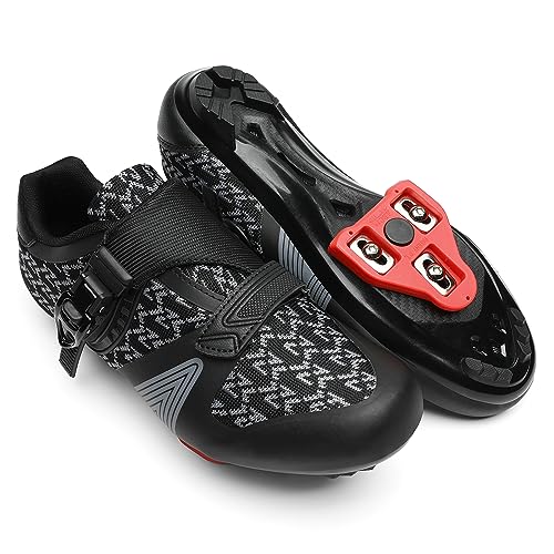 Unisex Cycling Shoes for Peloton & SPD - Black 12 Women/10 Men