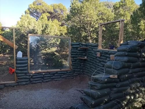 Military Grade Olive Drab Sandbags - 14" x 26" - Pack of 15
