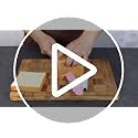 White CoquusAid Double Serrated Bread Knife 11.6 Inch for Crusty Sourdough