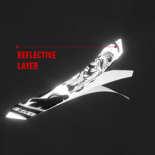 HUIOP Bicycle Frame Guard, Reflective Bike Frame Stickers Mountain Bike Scratch Resistant Frame Protector Removable Sticker Road Bicycle Frame Adhesive Guard Cover