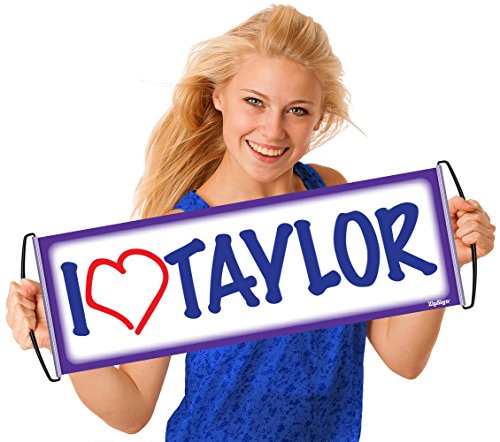 Dry Erase Zip Sign Banner - Reusable & Portable - Purple Border Set