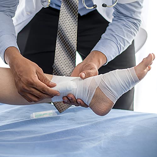 Gauze Bandage Rolls with Medical Tape - 24 Pack + Bonus Tape